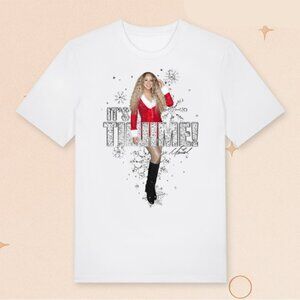 Mariah Carey Christmas 2025 Its Time Holiday T Shirt 140